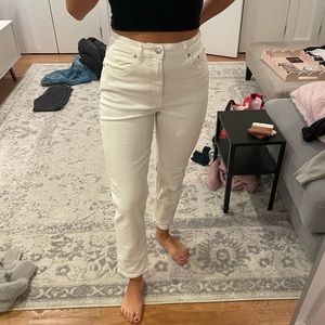 Everlane high rise straight jean